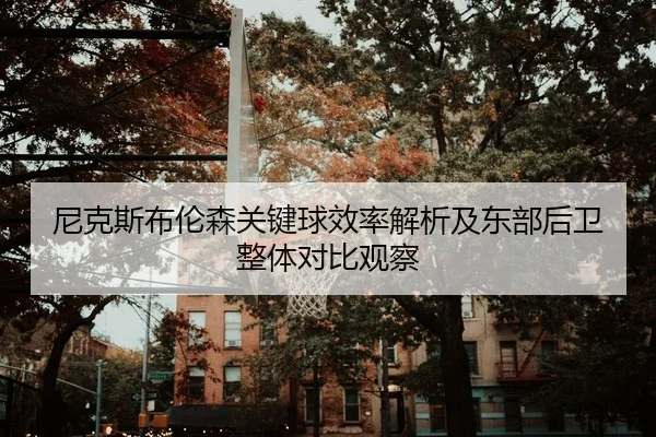 尼克斯布伦森关键球效率解析及东部后卫整体对比观察 | kaiyun